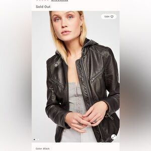 We The Free Monroe Hooded Jacket Size Small